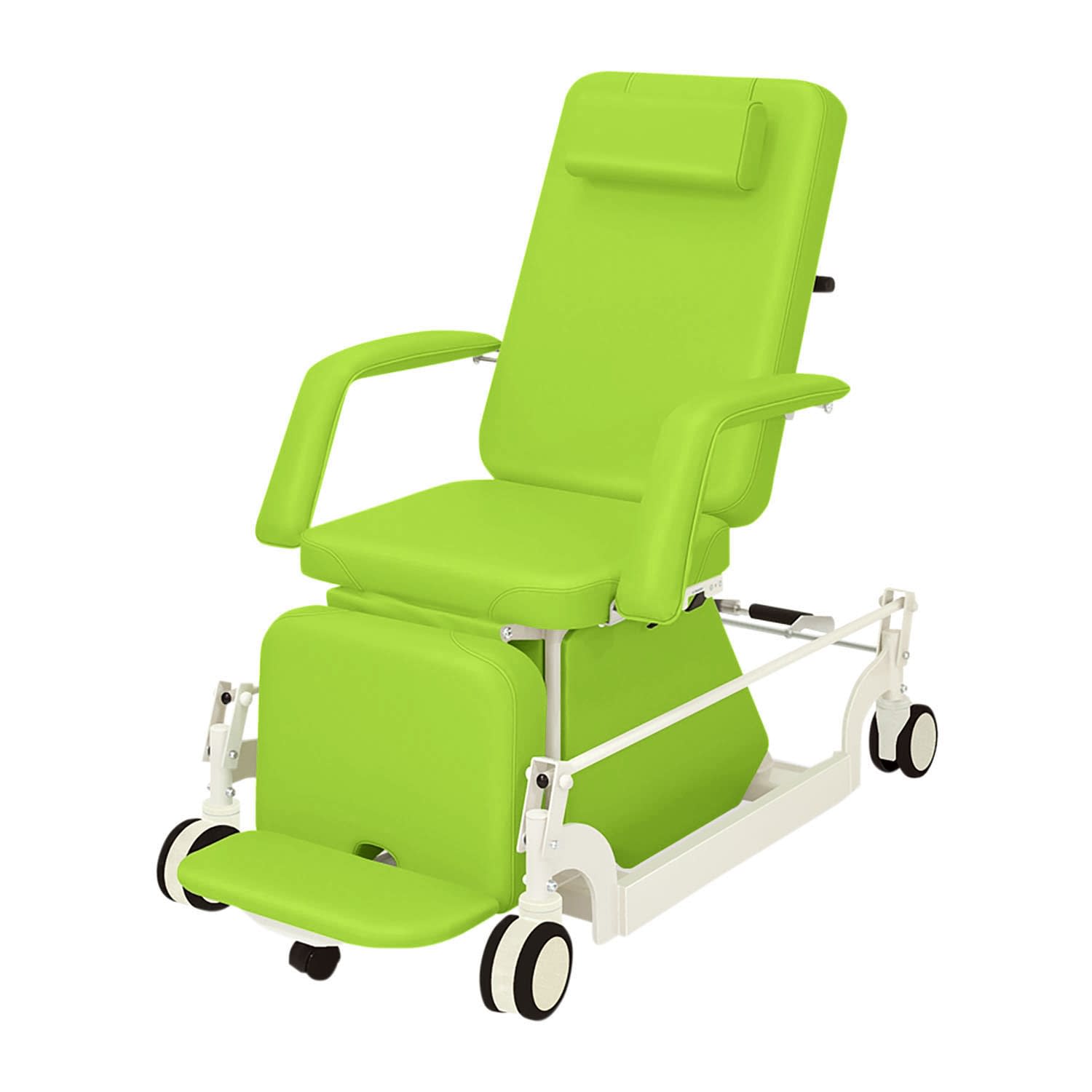治療チェアー(CLC付) 24-7551-0011 ビニルレザー抹茶 高田ベッド製作所 TB-1066