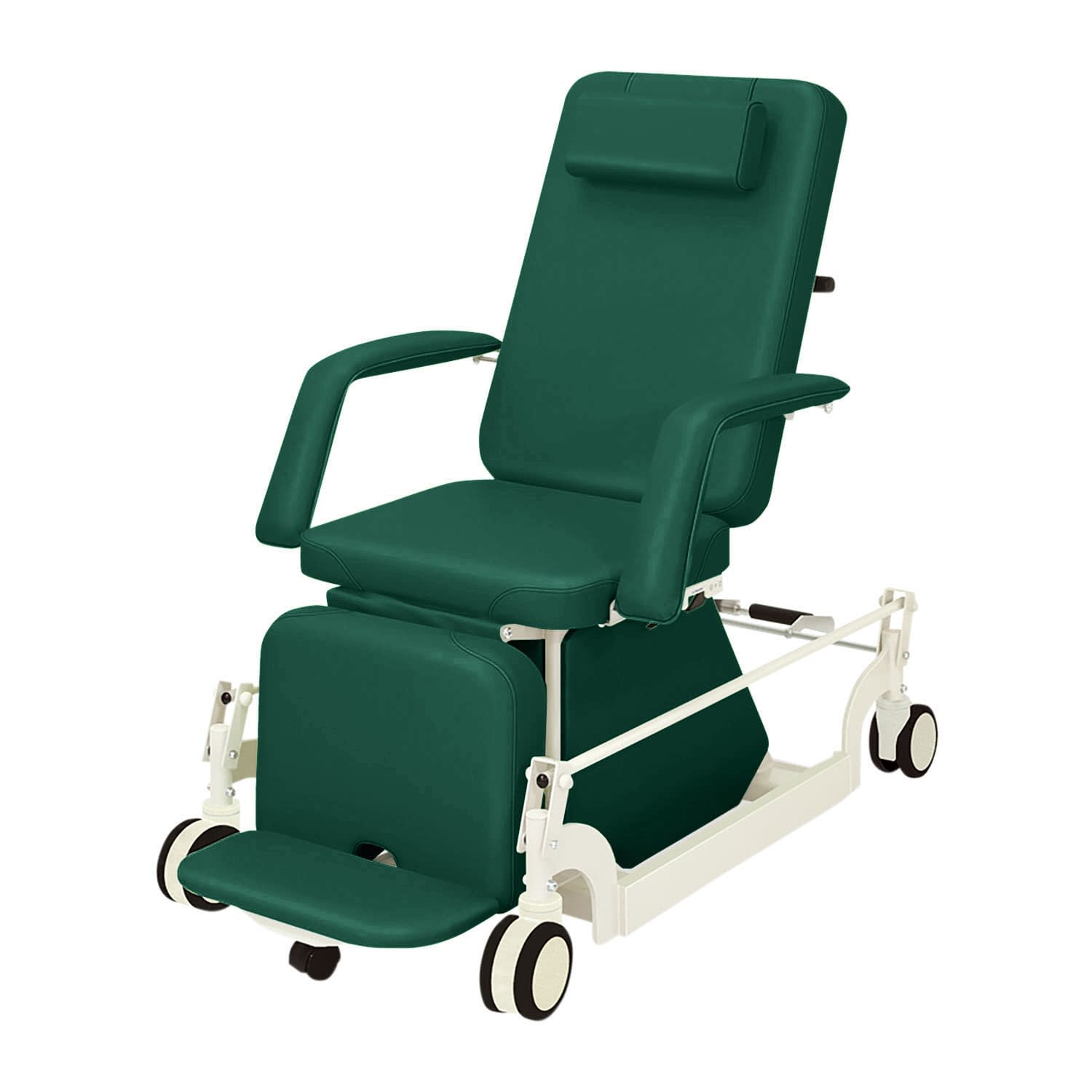 治療チェアー(CLC付) 24-7551-0015 ビニルレザーメディグリーン 高田ベッド製作所 TB-1066