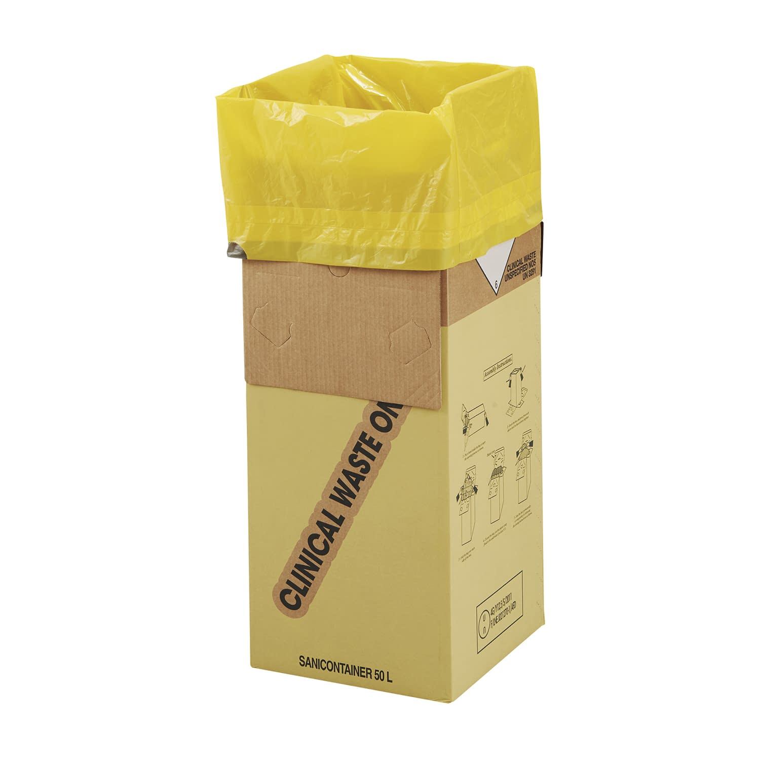 サニコンテナー 50L 針捨てボックス 24-7796-00 PAROLAi LTILECO ST05050(50L)