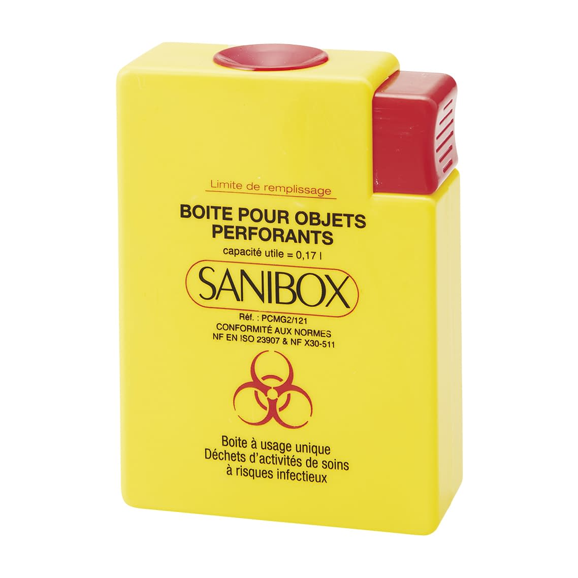 注射針処理容器 サニボックス 0.2L 針捨てボックス 24-7798-00 PAROLAi&nbsp;STILECO ST03820(0.2L)