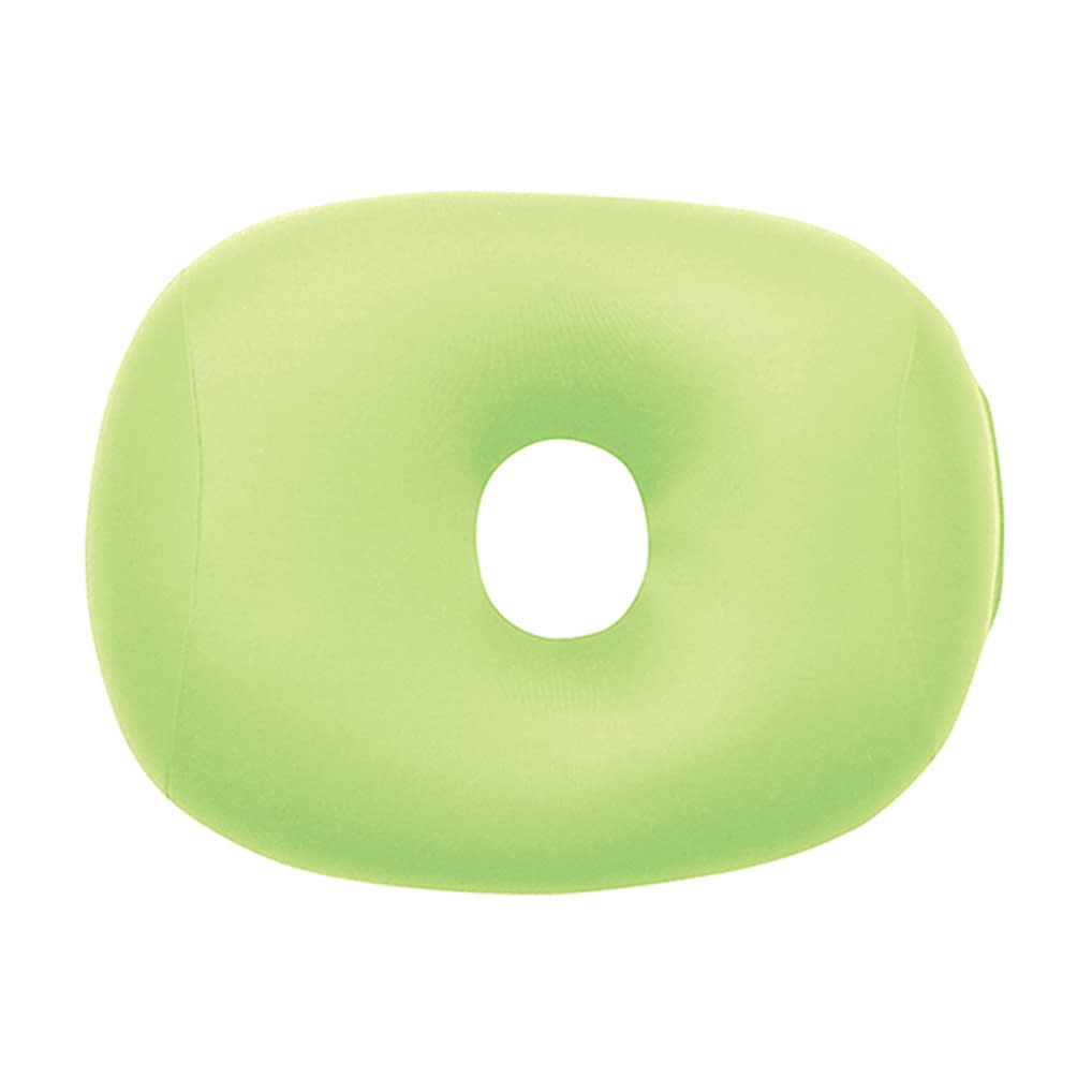 MOGU ビーズクッション 穴あき枕 24-7750-0202 緑 クイックエスピーセンター アナアキマクラ