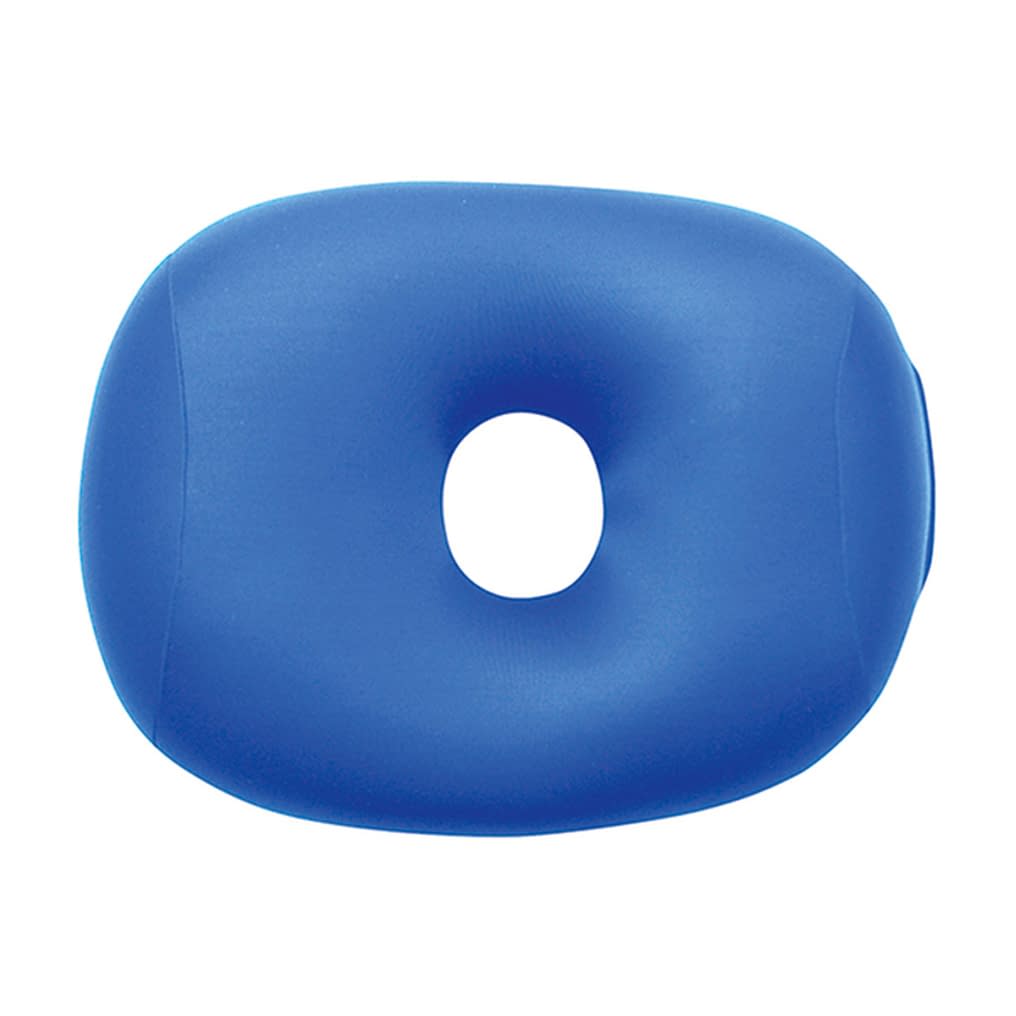 MOGU ビーズクッション 穴あき枕 24-7750-0203 青 クイックエスピーセンター アナアキマクラ