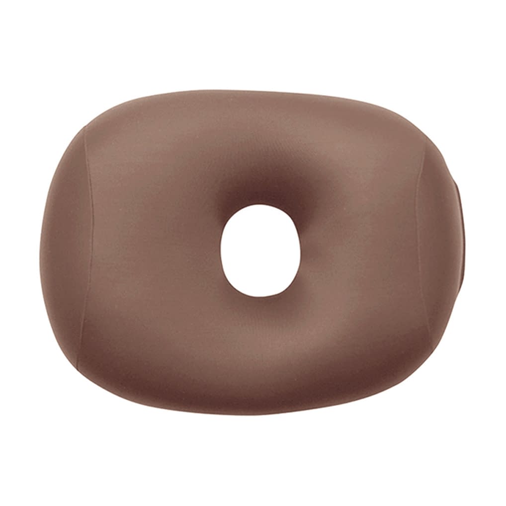 MOGU ビーズクッション 穴あき枕 24-7750-0204 茶 クイックエスピーセンター アナアキマクラ