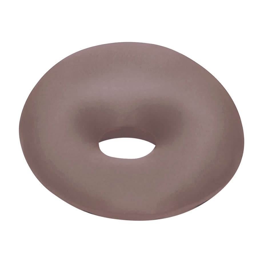 MOGU ビーズクッション 穴あきクッション 24-7750-0404 茶 クイックエスピーセンター アナアキクッション