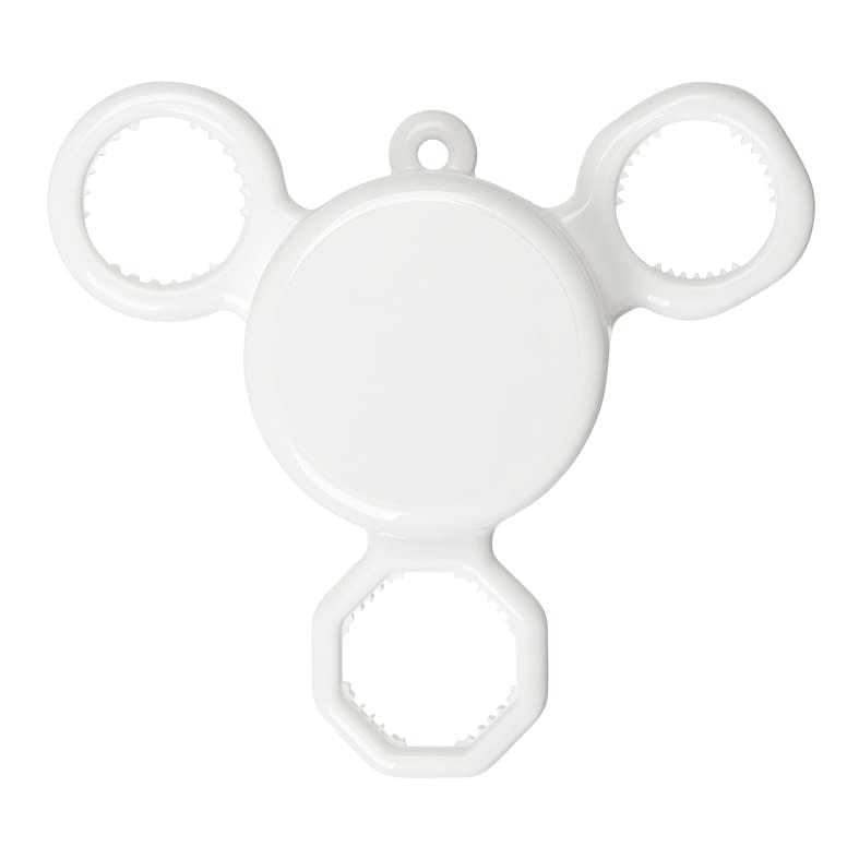 キャップオープナー 自助具 24-8037-01 小森樹脂 383929(ホワイト)