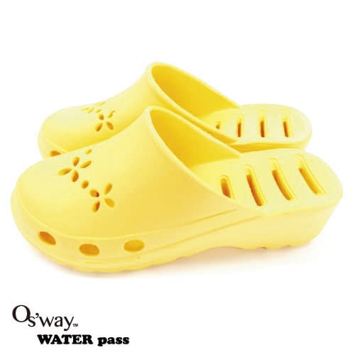 入浴介助用サンダル M 24-7677-0002 イエロー ティティメディカル M(ジョセイヨウ)