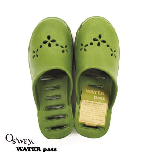 入浴介助用サンダル M 24-7677-0004 カーキ ティティメディカル M(ジョセイヨウ)