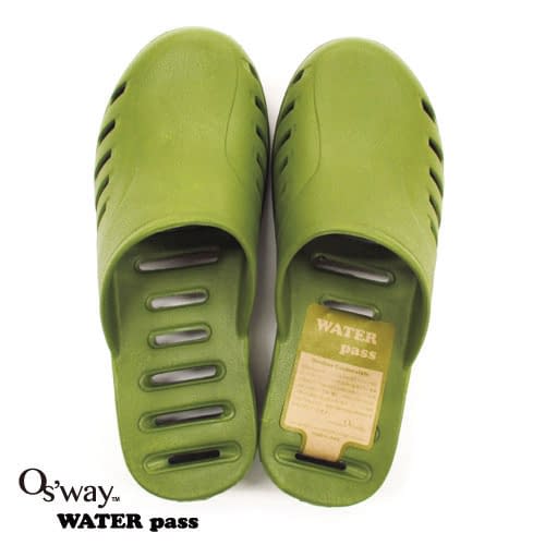 入浴介助用サンダル L 24-7677-0106 カーキ ティティメディカル L(ダンセイヨウ)