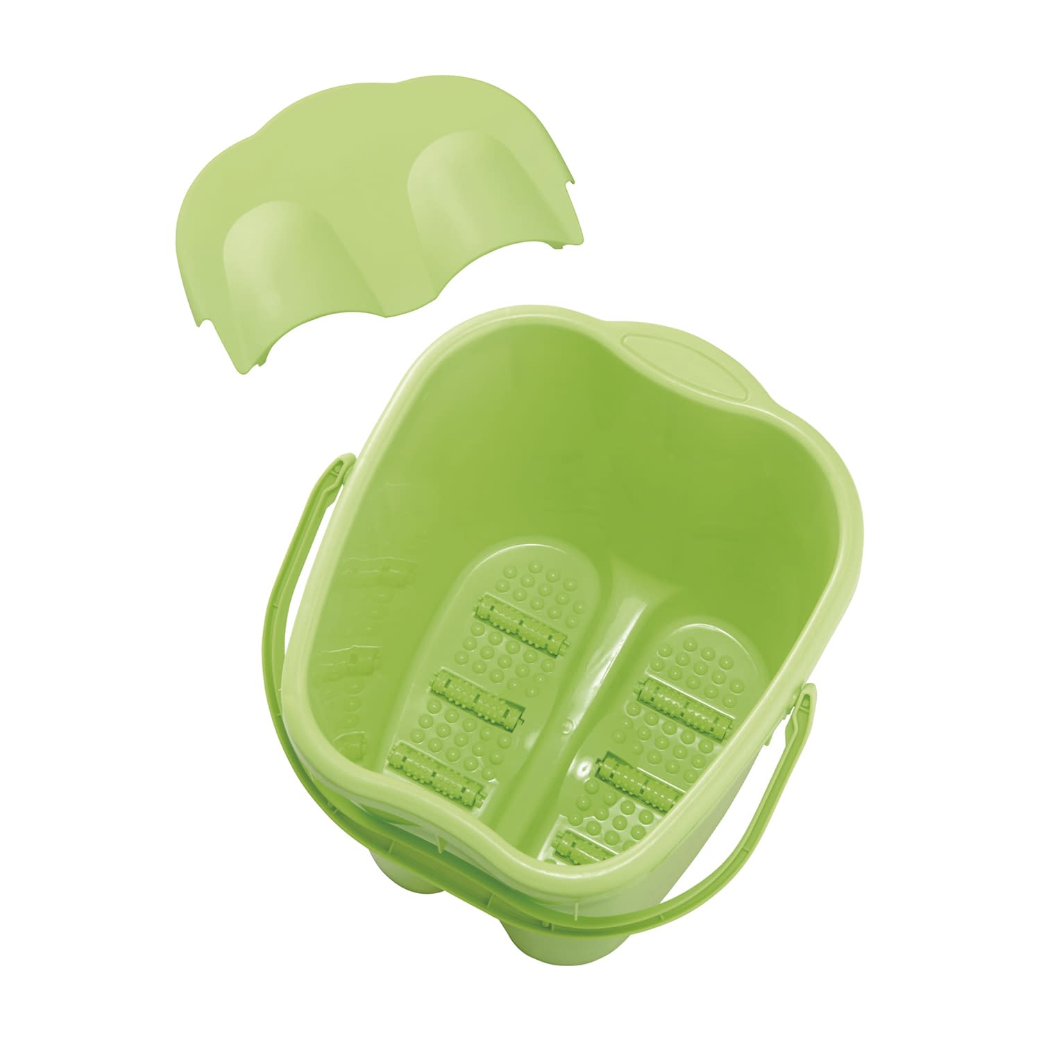 足湯バケツ(深型) 24-7909-00 西村製作所 グリーン(W34XD37XH39CM)