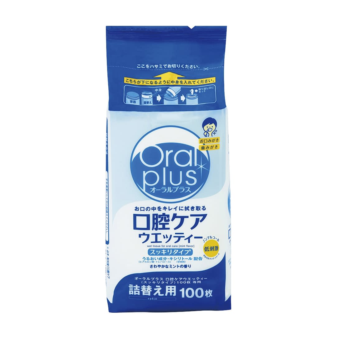 口腔ケアウェッティー(詰替用) 詰替用 24-7713-02 フードケア 100マイイリ
