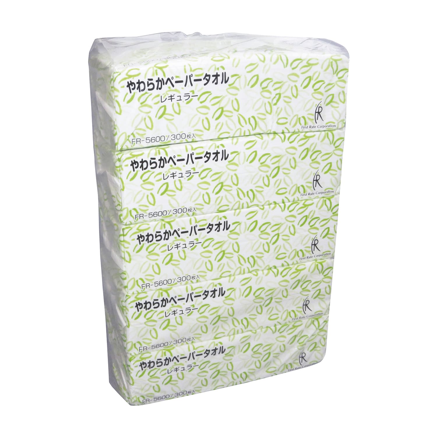 やわらかペーパータオル(レギュラー) レギュラー 24-8249-00 ファーストレイト FR-5600(300マイX60パック