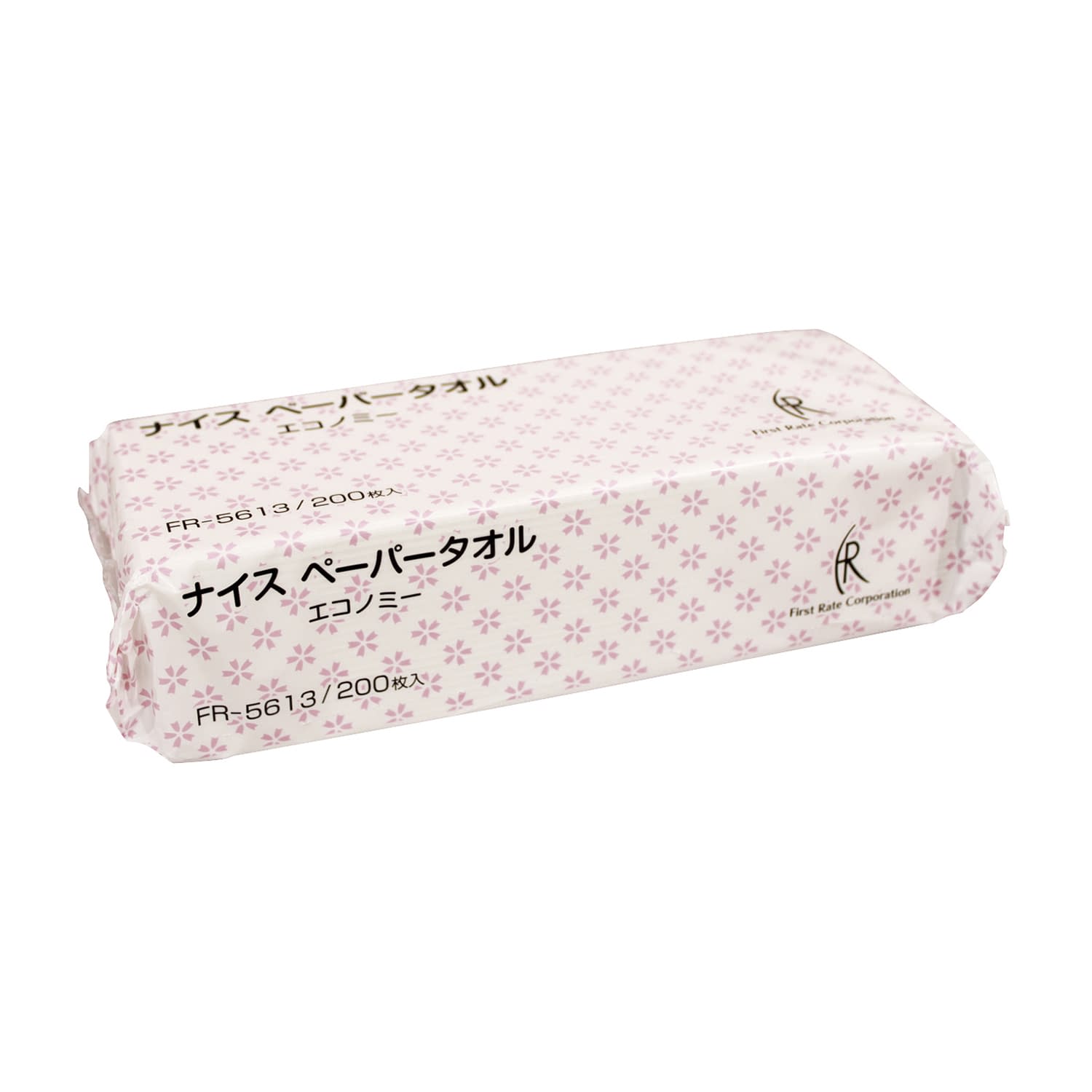 ナイスペーパータオル(エコノミー) エコノミー 24-8844-01 ファーストレイト FR-5613(200マイX84フクロ)