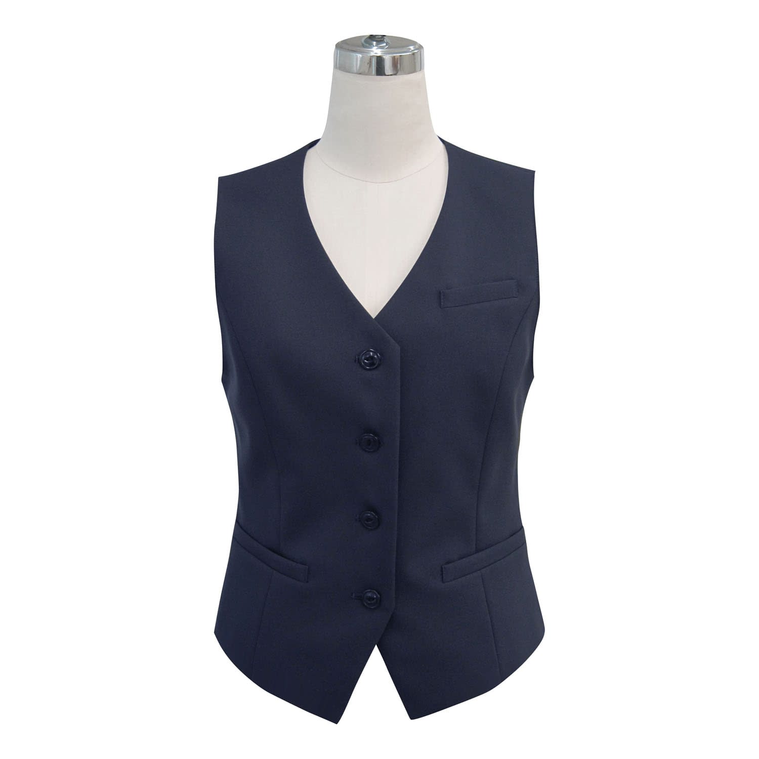 事務服ベスト 24-8174-0002 7 ユニレディ U5030(ネイビー)