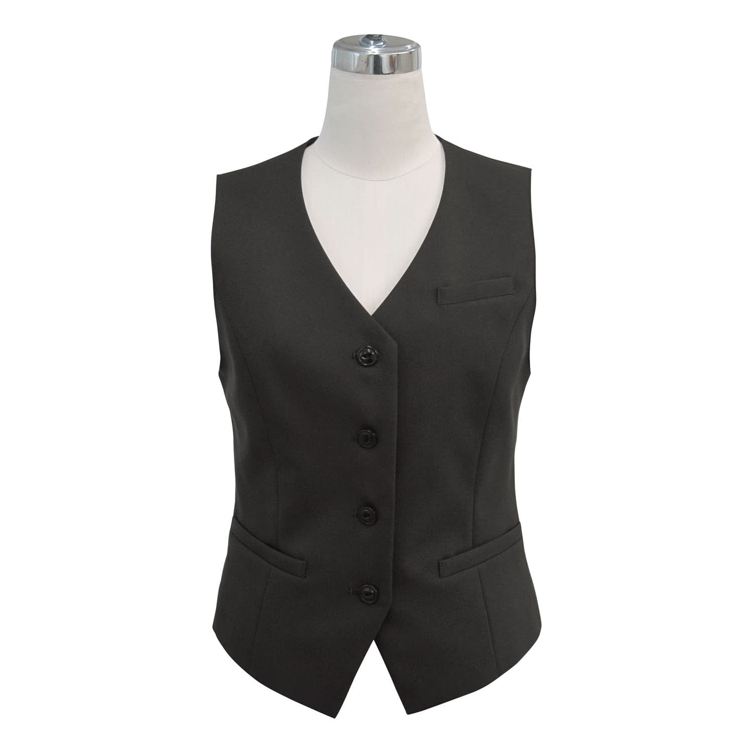 事務服ベスト 24-8174-0201 5 ユニレディ U5030(ブラック)