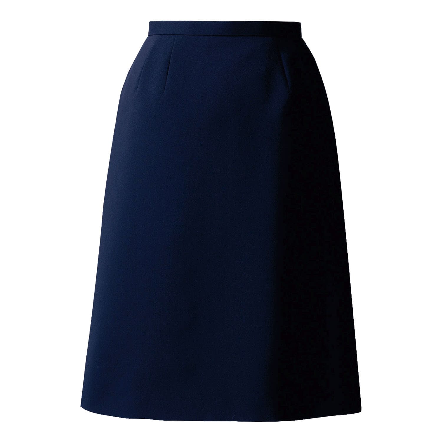 事務服セミタイトスカート 24-8176-0004 11 ユニレディ U9032(ネイビー)
