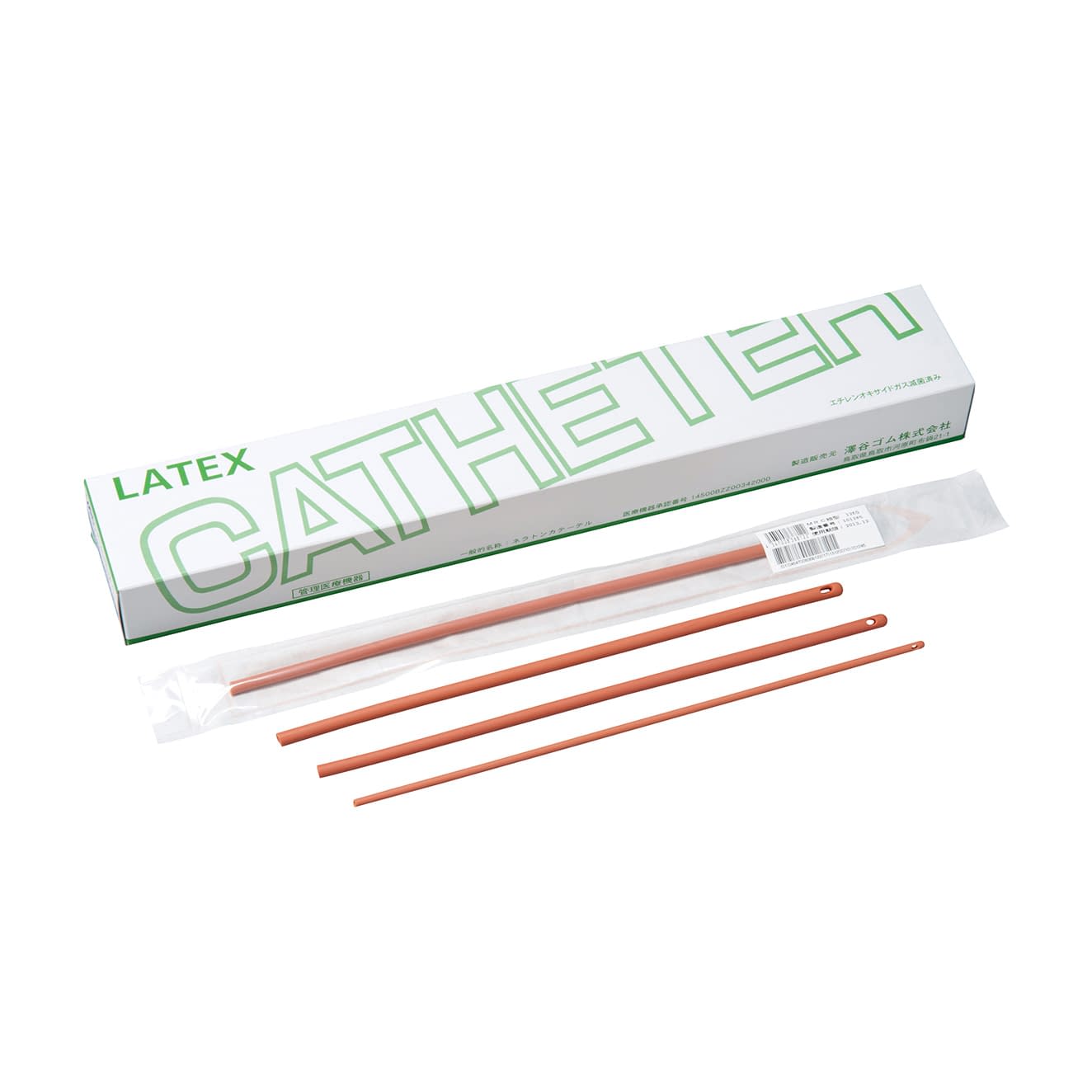 エンゼルロビンソンカテーテルA短型 24-8564-06 牧口ゴム #9(5.5X330MM)12ホン