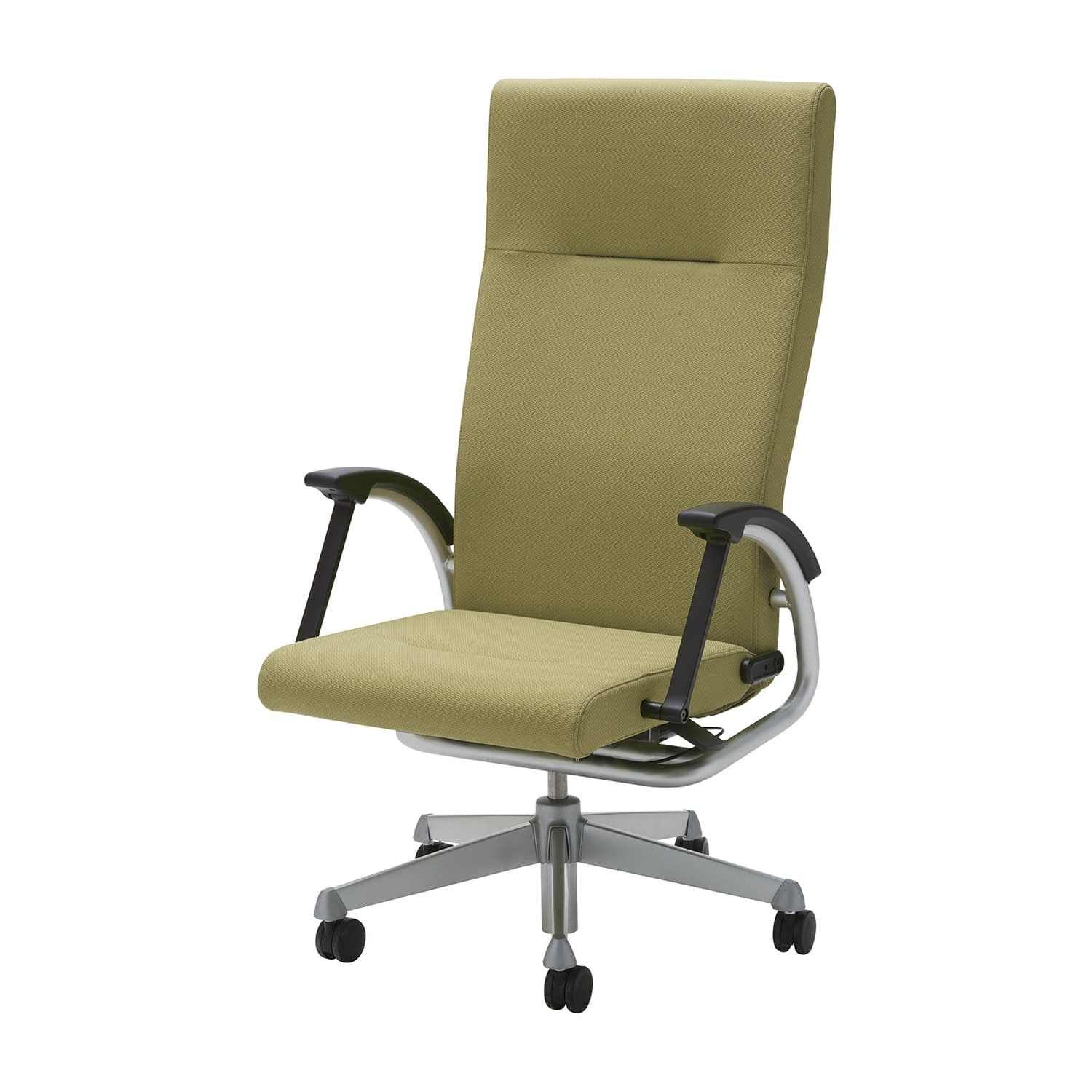 ドクターチェア(フルフラットタイプ) 診察椅子 24-8966-0004 ライトブラウン(布) MATSUYOSHI MY-N1210AL(フットレストツキ)