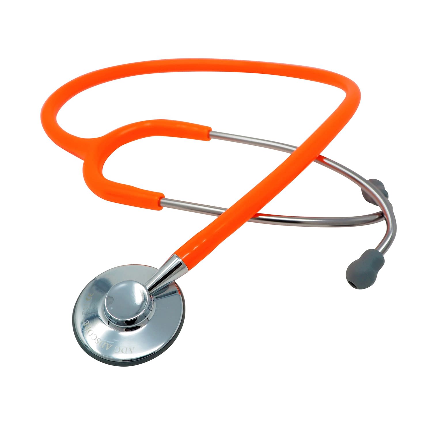 ADスコープ ステソスコープライト 24-8881-0007 ネオンオレンジ ADスコープ AD711(シングルヘッド)