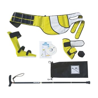 疑似体験セットまなび体(片マヒ用) 24-8258-00 特殊衣料 3010(M)イエロー