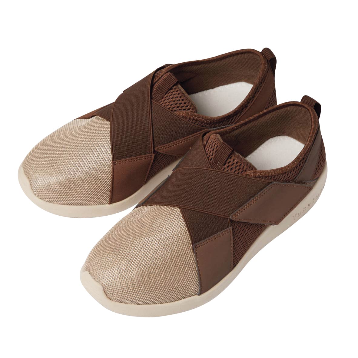 リハビリ支援シューズII 24-8208-0001 ブラウン 竹虎 22.0CM