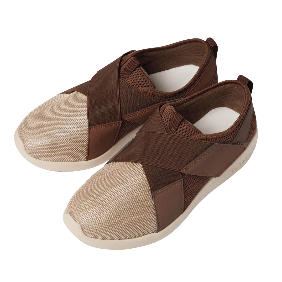 リハビリ支援シューズII 24-8208-0201 ブラウン 竹虎 24.0CM