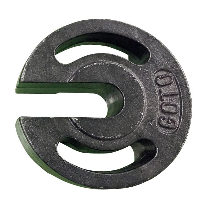 ウエイト(鋳物・黒塗装) 24-8835-11 ゴトー工業 20KG