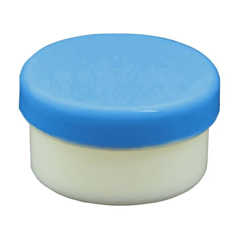 プラ壷 軟膏容器 24-8100-0001 青 浅井商事 5ML(100コイリ)