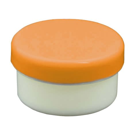 プラ壷 軟膏容器 24-8100-0006 オレンジ 浅井商事 5ML(100コイリ)