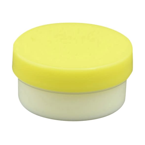 プラ壷 軟膏容器 24-8100-0105 黄 浅井商事 10ML(100コイリ)