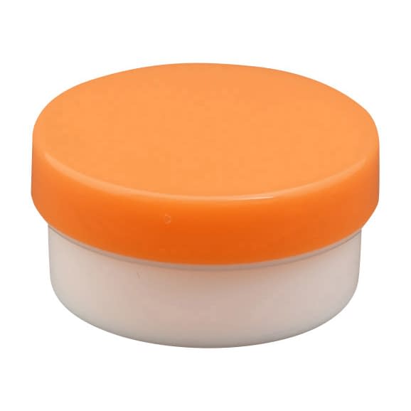 プラ壷 軟膏容器 24-8100-0106 オレンジ 浅井商事 10ML(100コイリ)