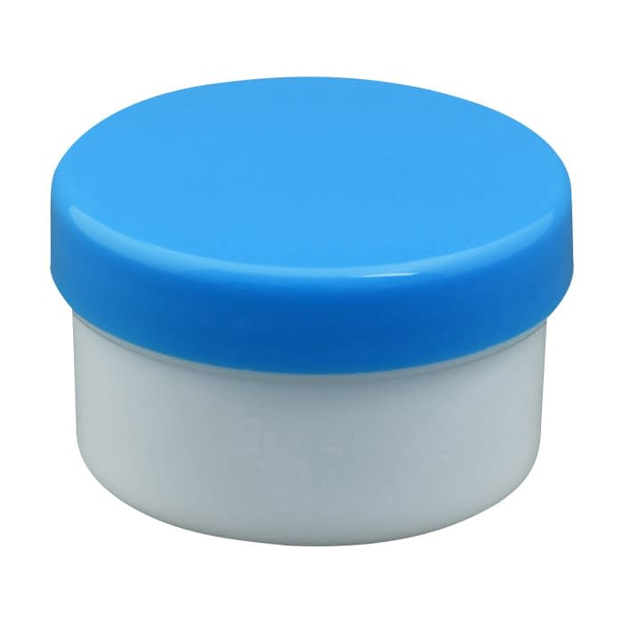 プラ壷 軟膏容器 24-8100-0201 青 浅井商事 20ML(100コイリ)