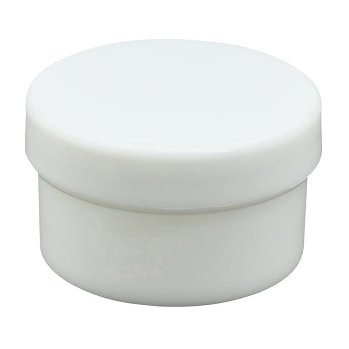 プラ壷 軟膏容器 24-8100-0204 白 浅井商事 20ML(100コイリ)