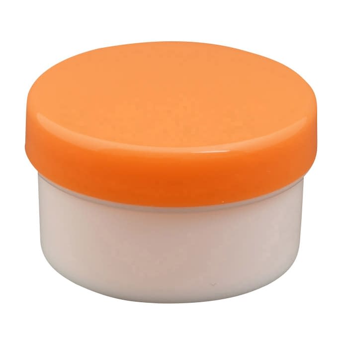 プラ壷 軟膏容器 24-8100-0206 オレンジ 浅井商事 20ML(100コイリ)