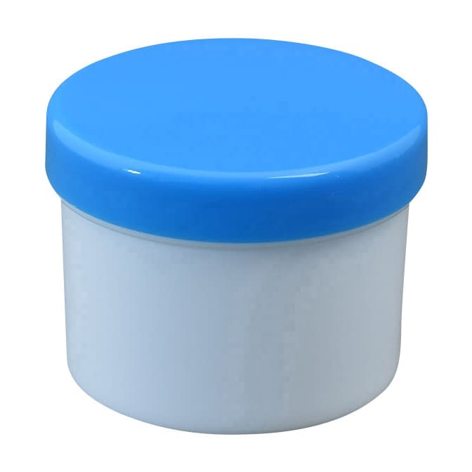プラ壷 軟膏容器 24-8100-0301 青 浅井商事 30ML(100コイリ)