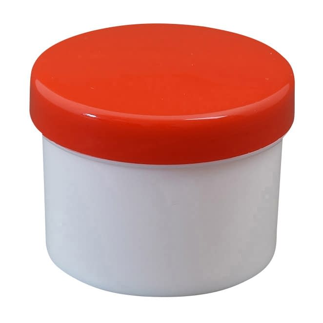 プラ壷 軟膏容器 24-8100-0308 赤 浅井商事 30ML(100コイリ)