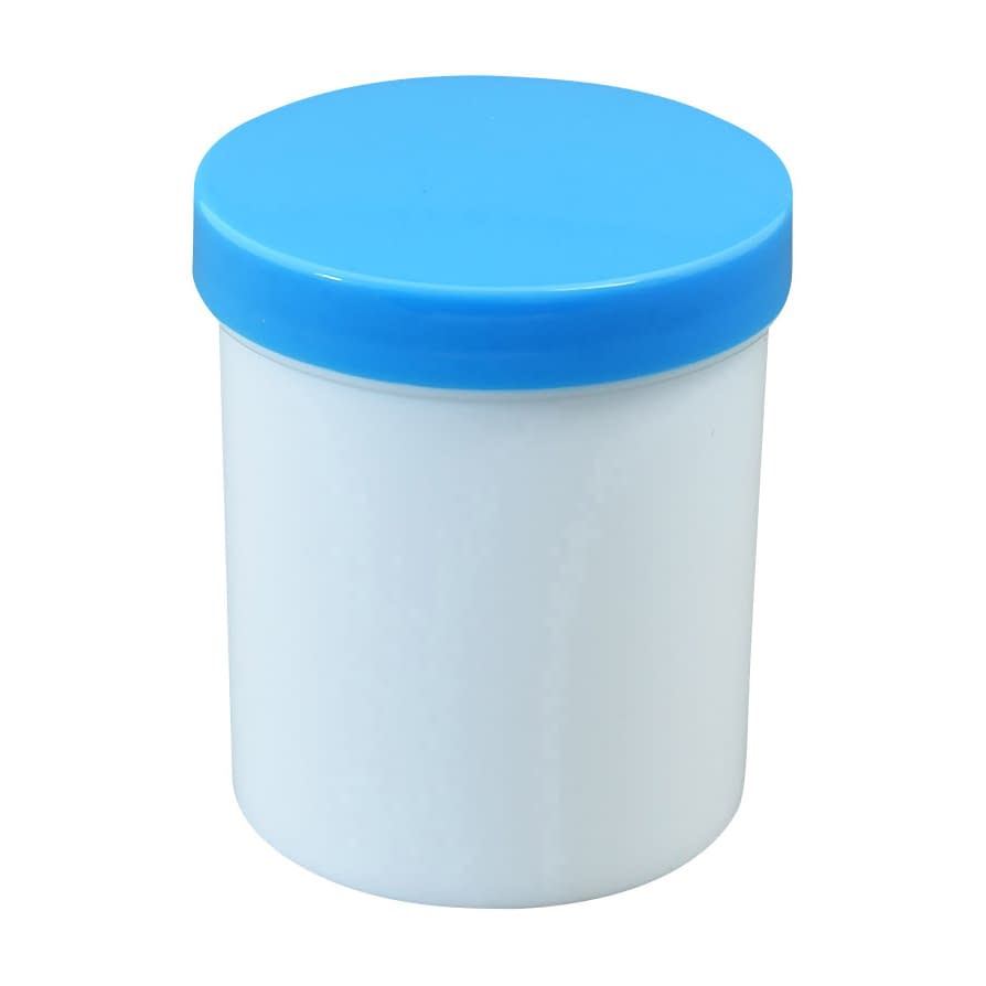 プラ壷 軟膏容器 24-8100-0501 青 浅井商事 100ML(50コイリ)