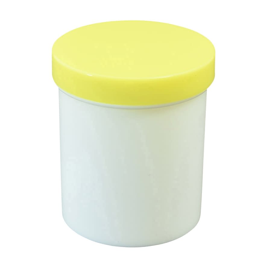 プラ壷 軟膏容器 24-8100-0505 黄 浅井商事 100ML(50コイリ)