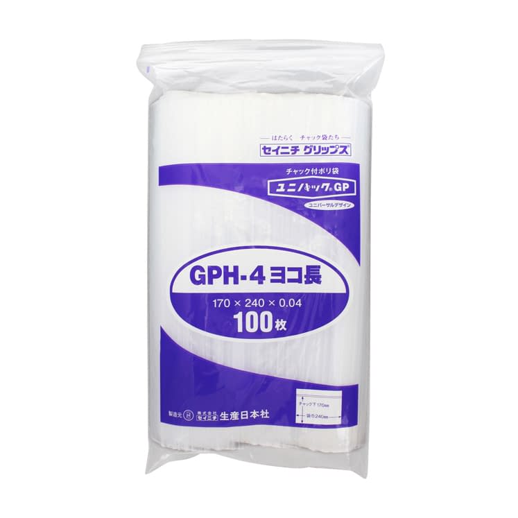 ヨコ長ユニパックGP 24-8110-05 セイニチ H-4(100マイ)