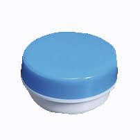 UG軟膏壷 軟膏容器 24-8102-0002 蓋:青 軟膏容器 3-51(6ML)100イリ