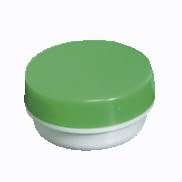 UG軟膏壷 軟膏容器 24-8102-0003 蓋:緑 軟膏容器 3-51(6ML)100イリ