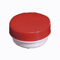 UG軟膏壷 軟膏容器 24-8102-0006 蓋:赤 軟膏容器 3-51(6ML)100イリ