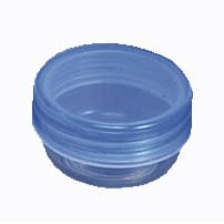 UG軟膏壷 軟膏容器 24-8102-0007 蓋:クリア青 本体:UVクリア 軟膏容器 3-51(6ML)100イリ