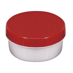 UG軟膏壷 軟膏容器 24-8102-0306 蓋:赤 軟膏容器 3-54(35ML)100イリ