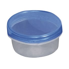 UG軟膏壷 軟膏容器 24-8102-0307 蓋：クリア青 本体：UVクリア 軟膏容器 3-54(35ML)100イリ