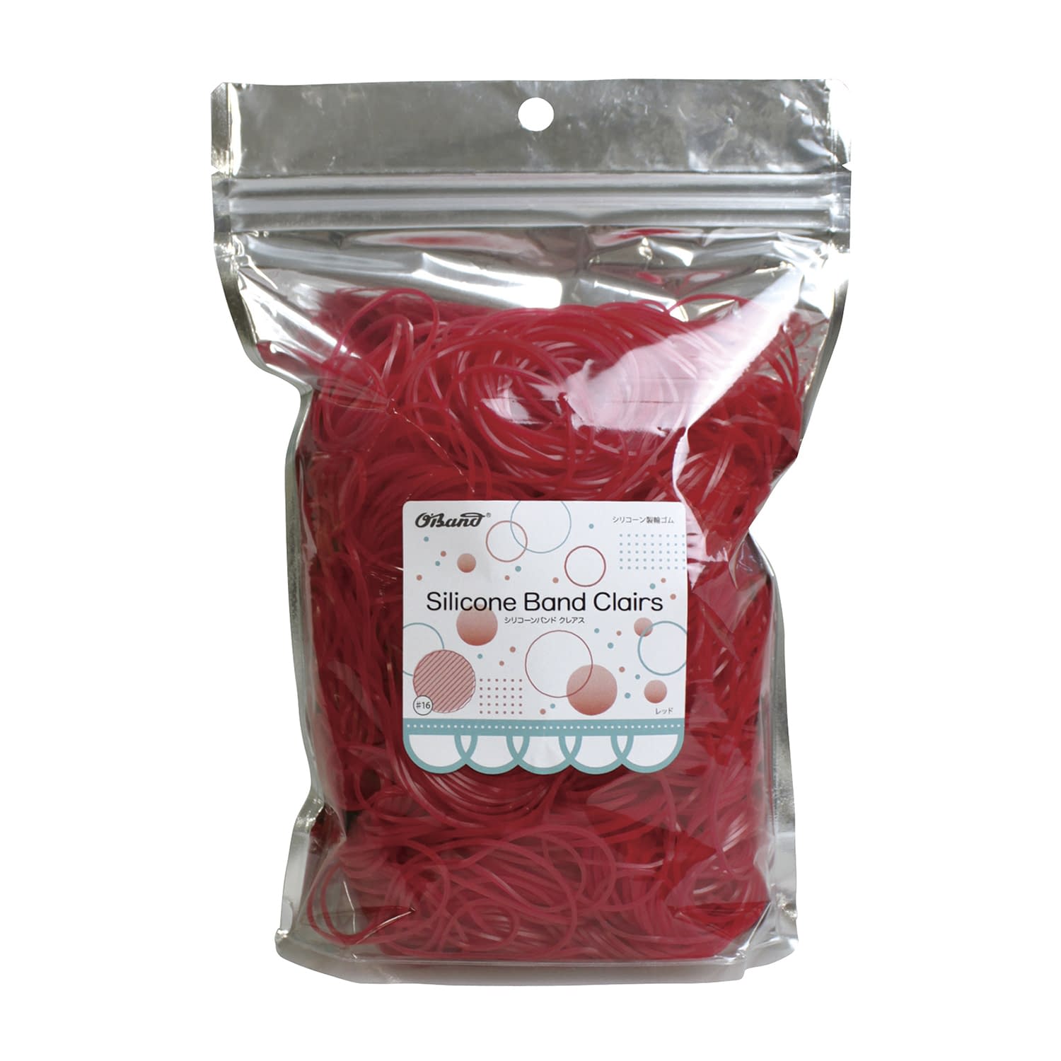 シリコーンバンド クレアス 24-8300-04 共和 GGS-300-RD(300G)レッド