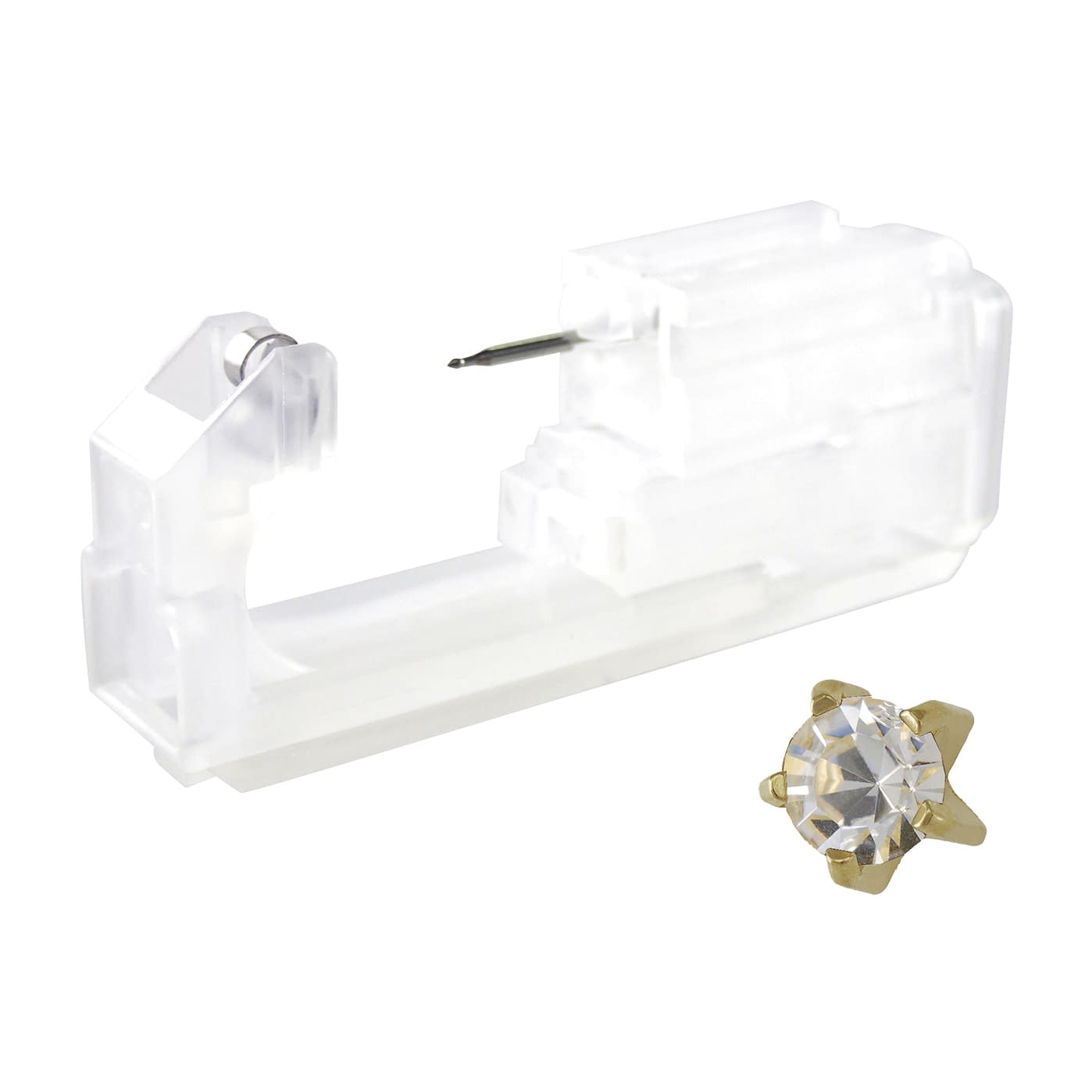 滅菌済セイフティピアッサー(チタン処 4月ダイヤモンド 医療用ピアス 24-8553-03 JPS 7M104ZL(ダイヤモンド)