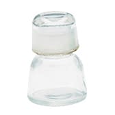 有帽瓶(小)透明 透明 24-8469-07 日本歯科工業社 151500037(9CC)