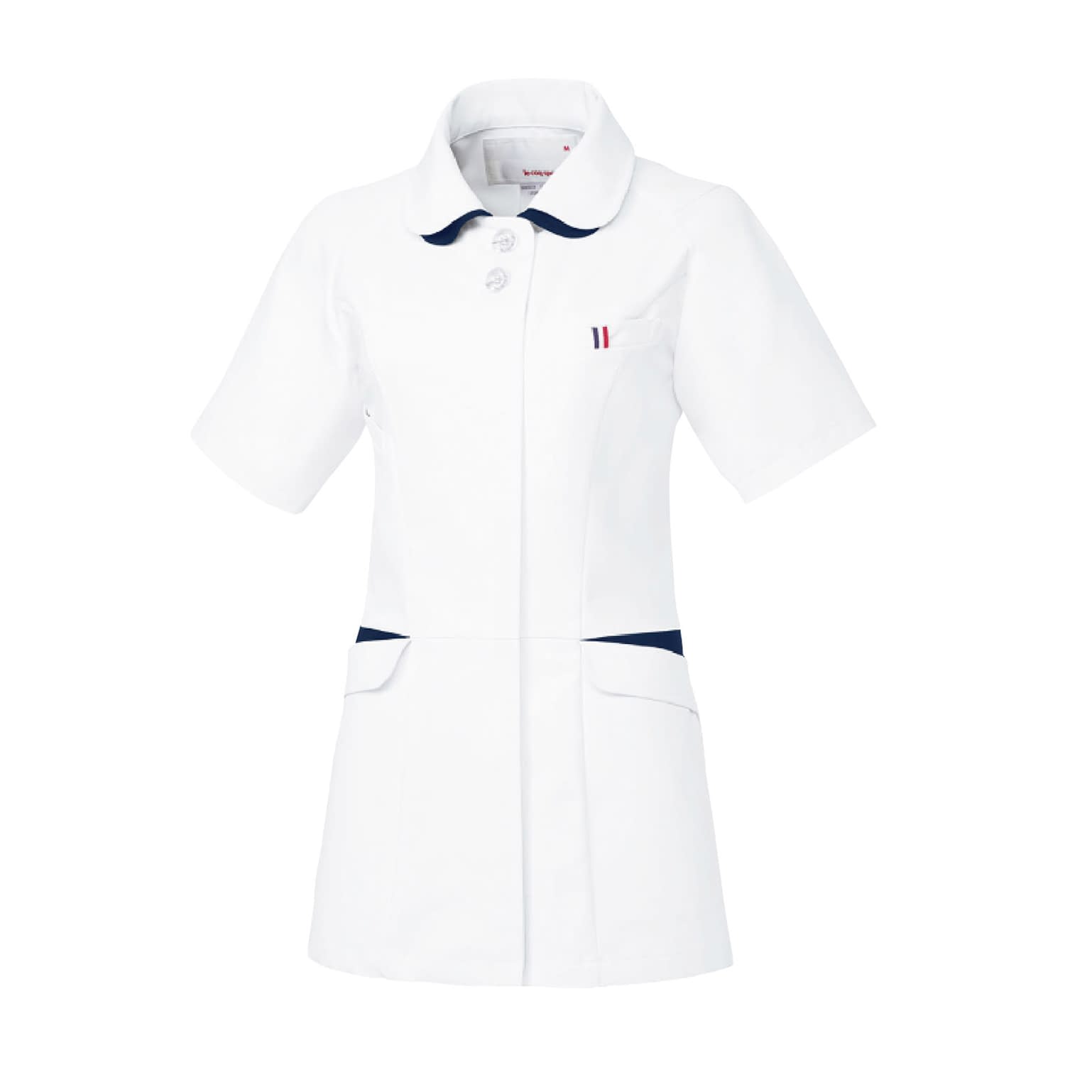ルコック ジャケット ナースウェア 24-8140-0002 M ルコックスポルティフ UQW1040-5(ホワイトXネイビー