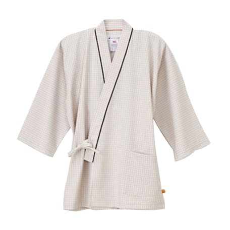 男女兼用患者衣(甚平型) 24-8718-0202 ベージュ ナガイレーベン FG-1511(L)