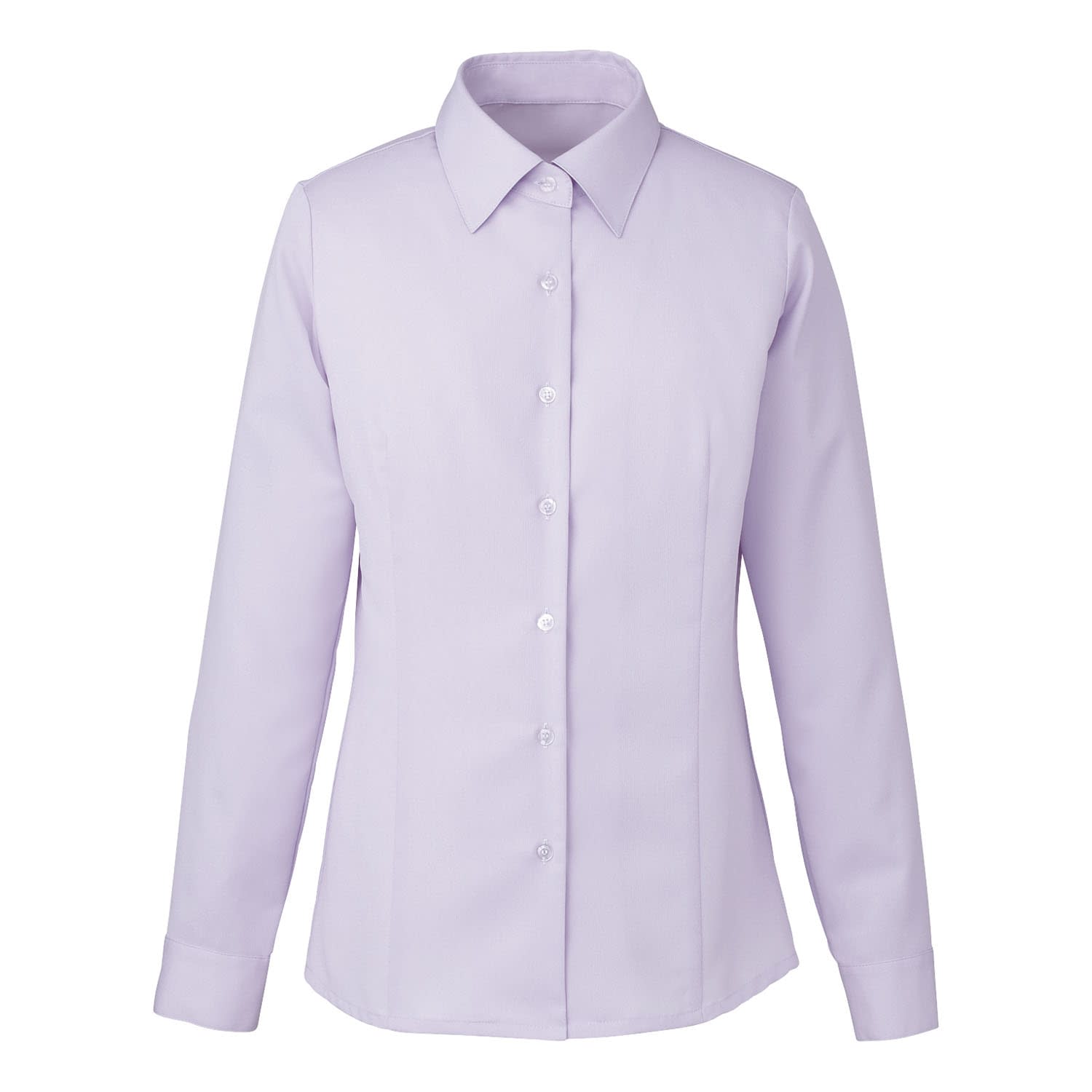 長袖シャツブラウス 事務服 24-8162-0104 11号 ENJOY EWB432(ラベンダー)